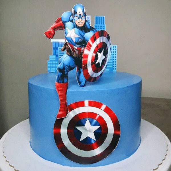 Captain America Cake