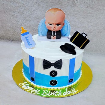 Boss Baby Theme Cake